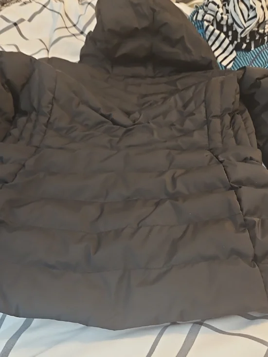 Women’s Black Puffer Coat — Lightweight Quilted Jacket By 32° - Picture 4 of 4